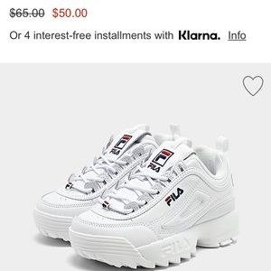 Fila Disruptor Fashion Athletic shoes size 8.5
